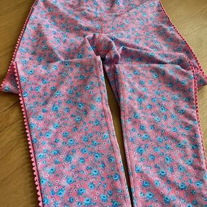 Loveshackfancy leggings active pants floral size L